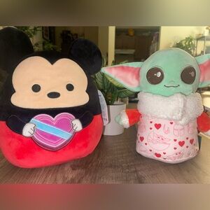 Mickey Mouse Squishmallow & Star Wars Grogu Plush!